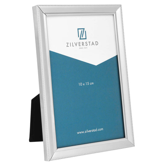 Zilverstad Perlrand silver 10x15 Metal Portrait narrow 7150231