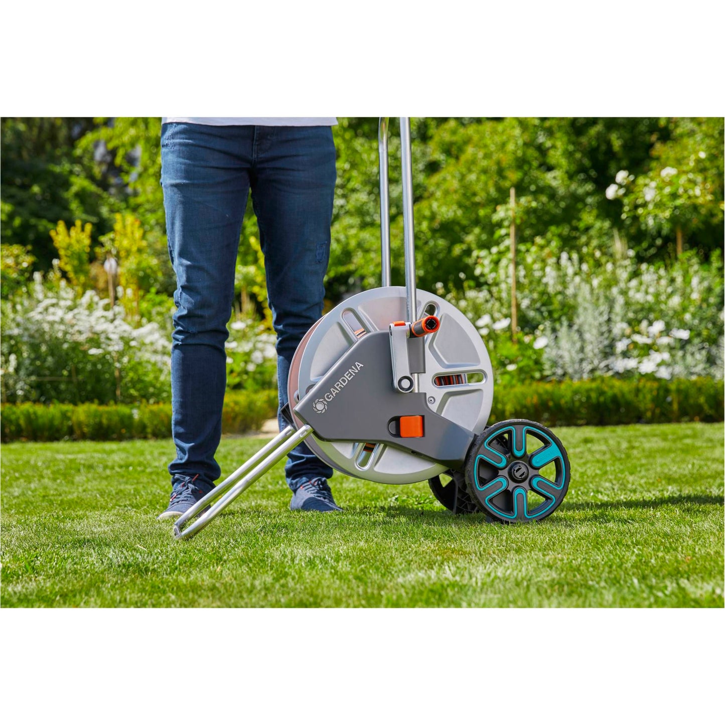 Gardena Hose Trolley CleverRoll M Easy Metal Set