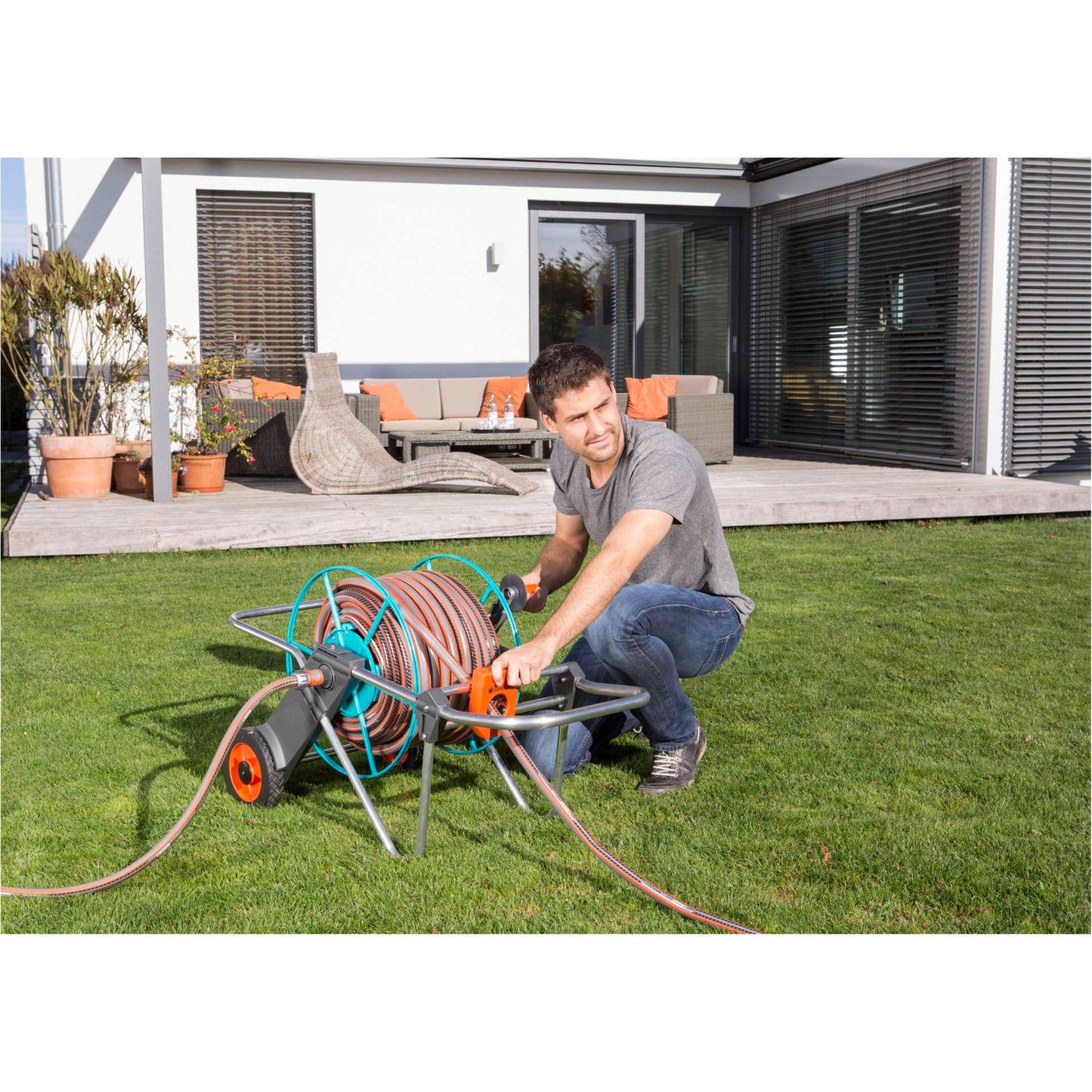 Gardena Metal hose wagon    100