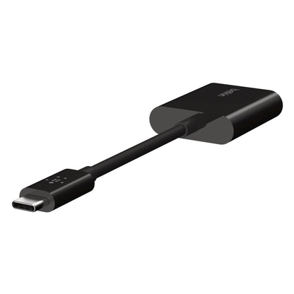 Belkin RockStar Connect USB-C Audio + Charge adapter black