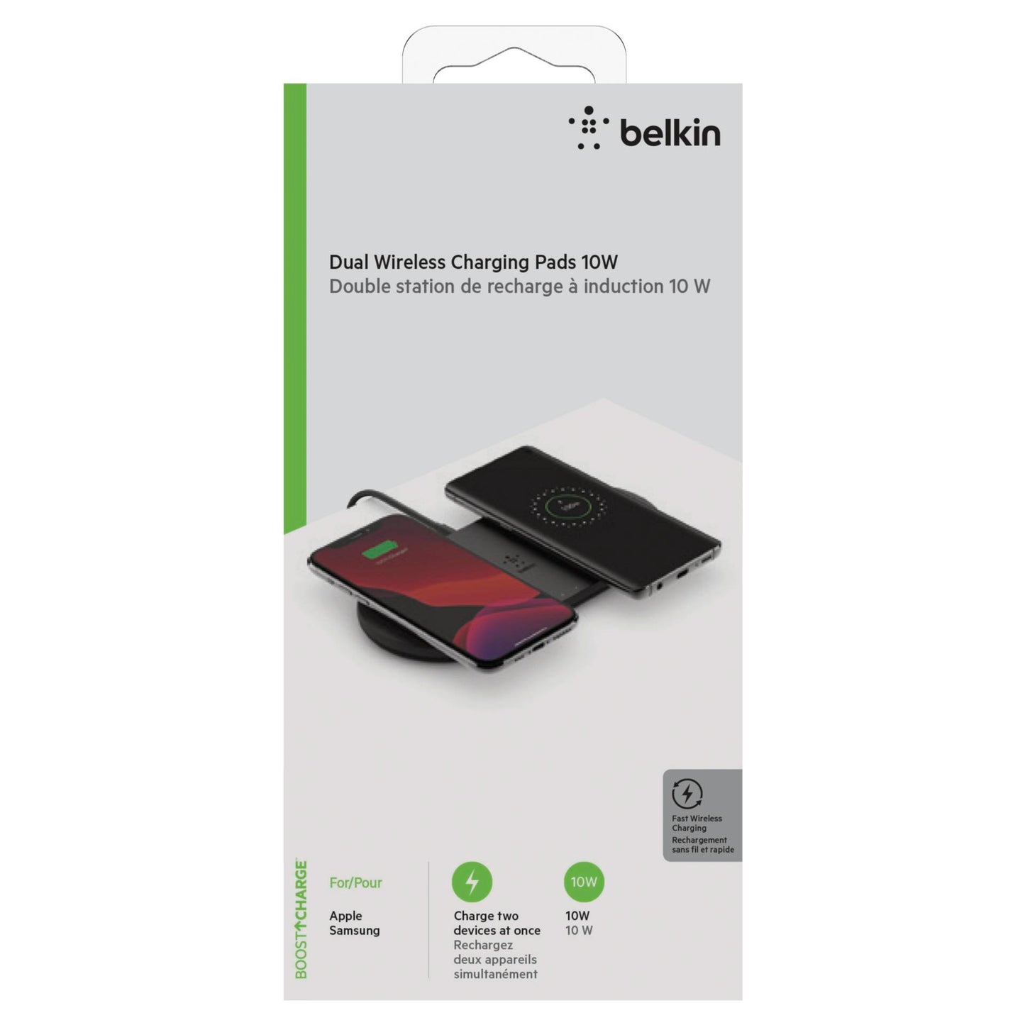 Belkin BOOST Charge wirel. Dual 2x10W Pad-PwrSup. bla.WIZ002vfBK