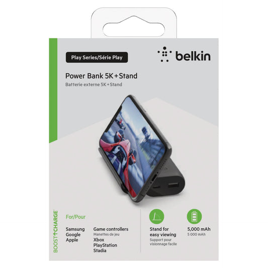 Belkin Gaming Power Bank 5.000mAh, black BPZ001btBK