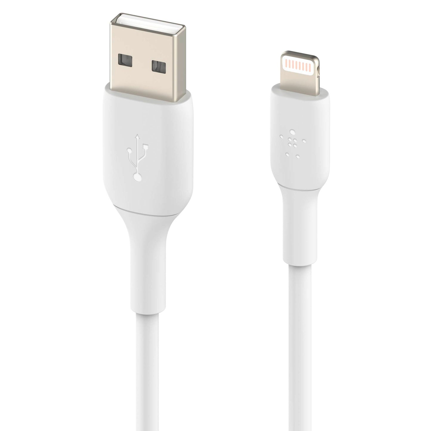 Belkin Lightning Cable 15cm, PVC, white, mfi cert.