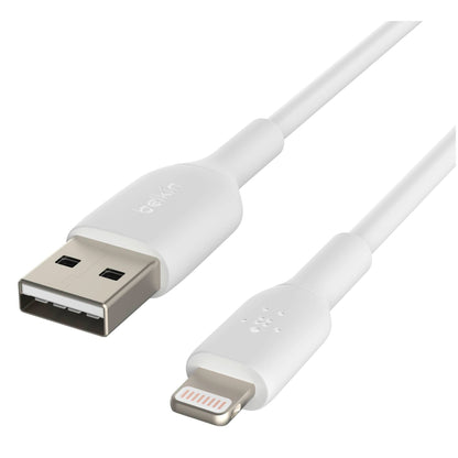 Belkin Lightning Lade/Sync Cable 1m, PVC, white, mfi certified