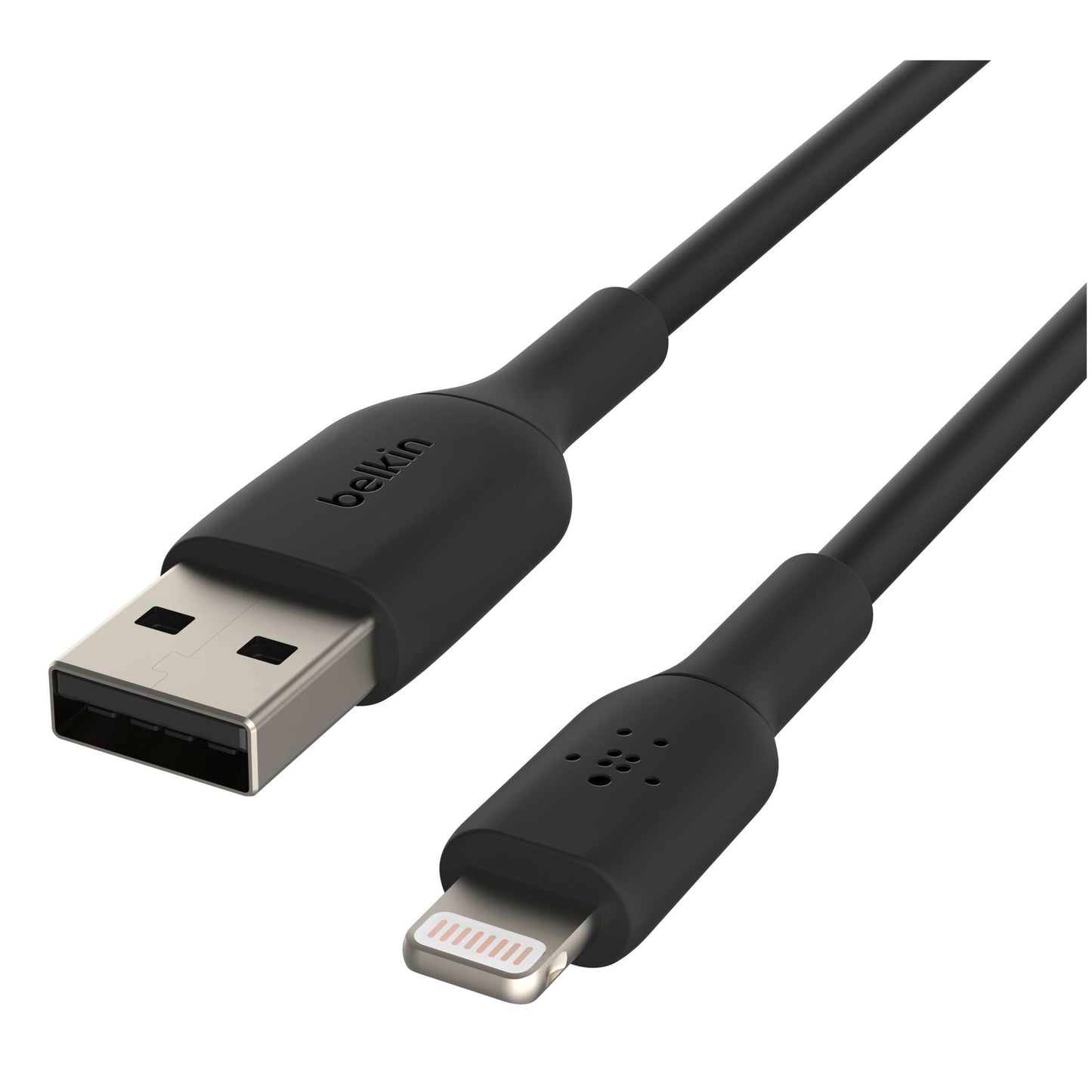Belkin Lightning Cable 2m, PVC, black, mfi cert.