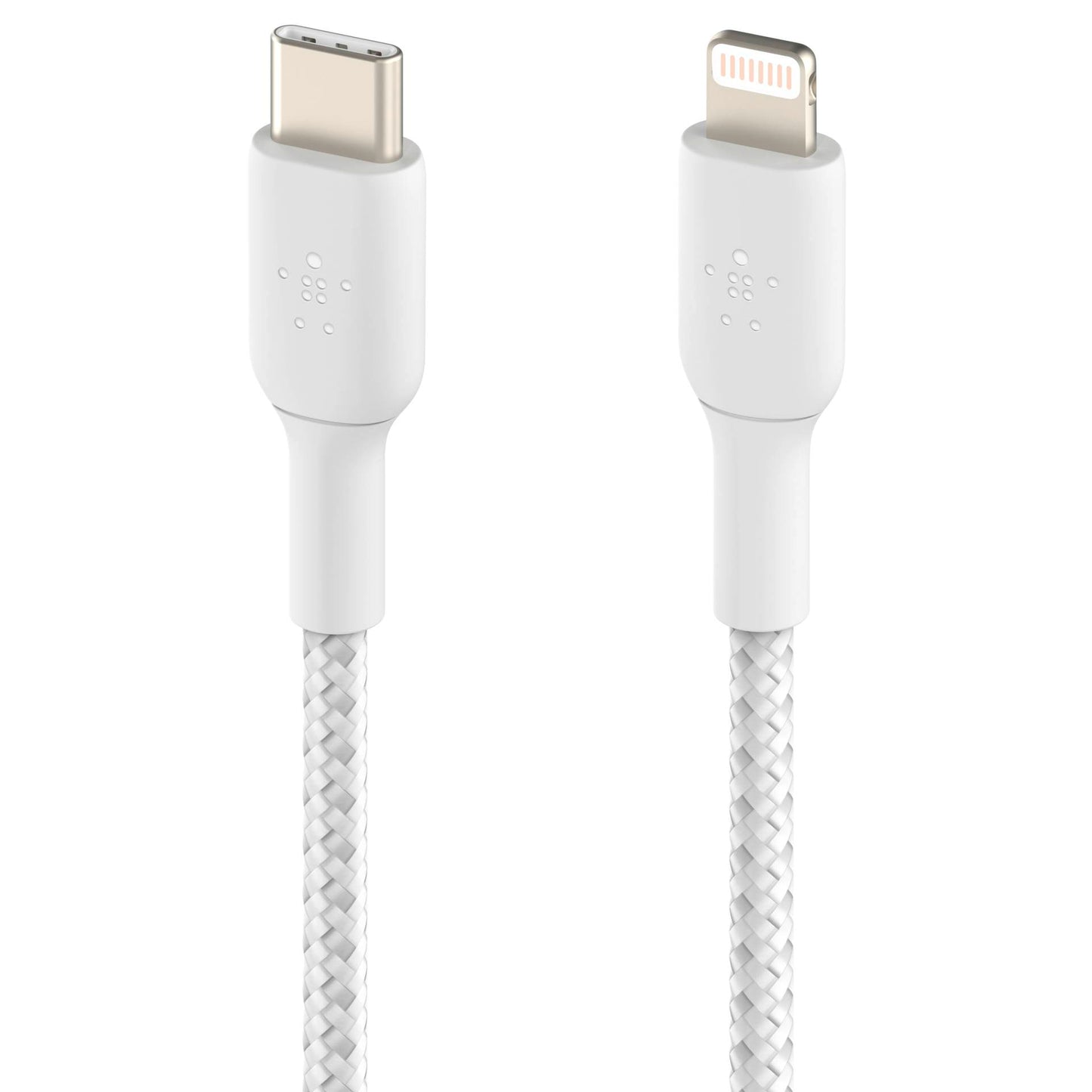 Belkin Lightning/USB-C Cable 1m braided, mfi cert., white