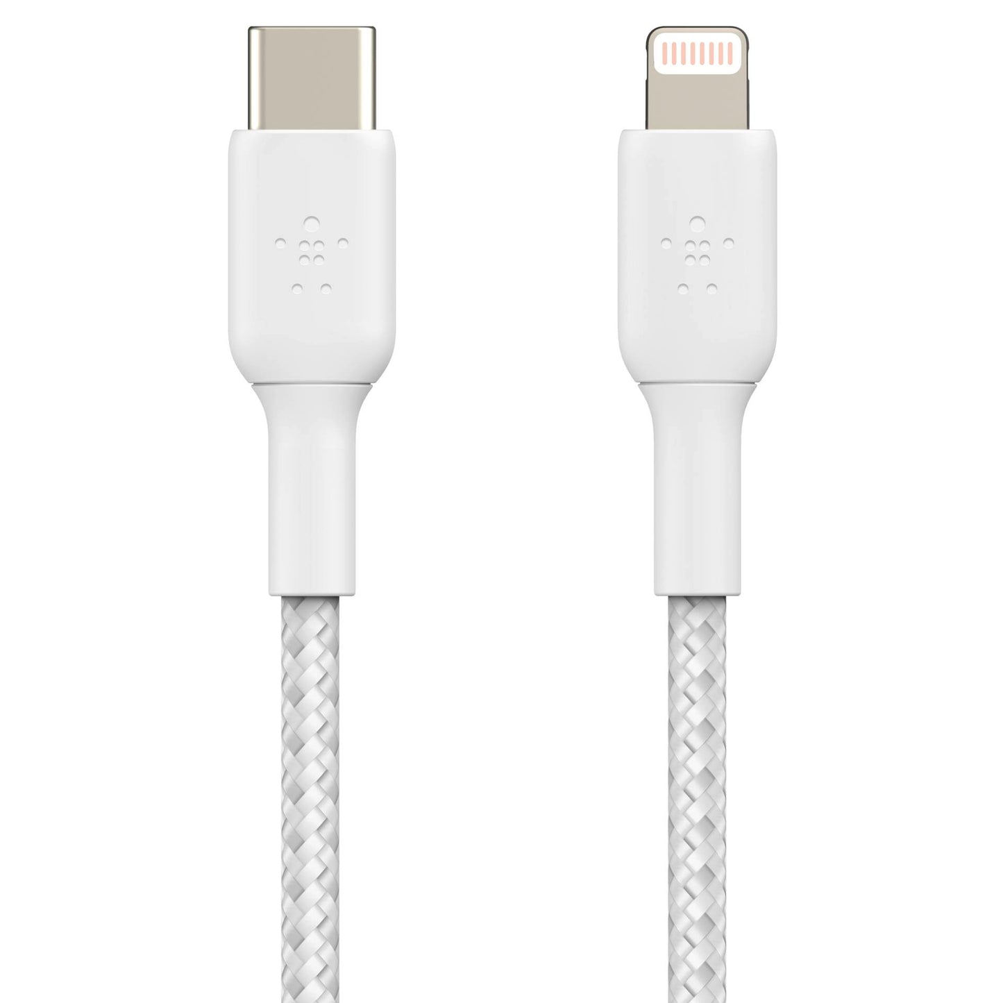 Belkin Lightning/USB-C Cable 1m braided, mfi cert., white