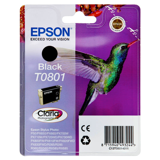 Epson ink cartridge black T 080                     T 0801