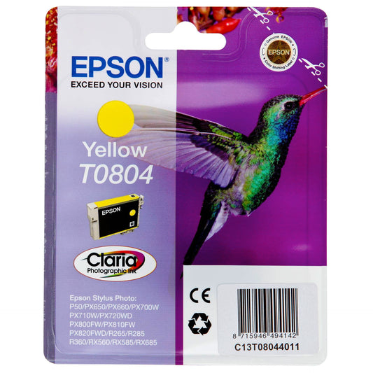Epson ink cartridge yellow T 080                     T 0804