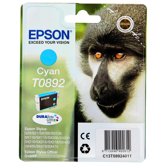 Epson DURABrite Ultra Ink T 089 ink cartridge cyan        T 0892