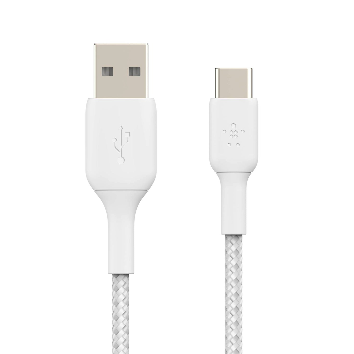 Belkin USB-C/USB-A Cable 15cm braided, white CAB002bt0MWH