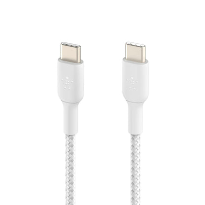 Belkin USB-C/USB-C Cable 1m coated, white CAB004bt1MWH