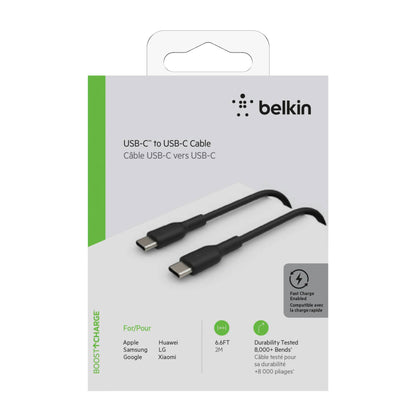 Belkin USB-C/USB-C Cable 2m PVC, black CAB003bt2MBK
