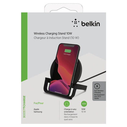 Belkin BOOST Charge wirel. Stand 10W Micro-USB Cab. PowerSup. bla
