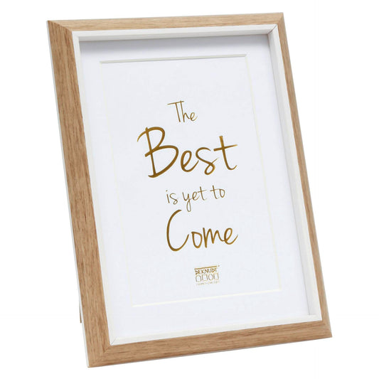 Deknudt S46WG4 P1 Resin    30x40 Nature/White with Passepartout