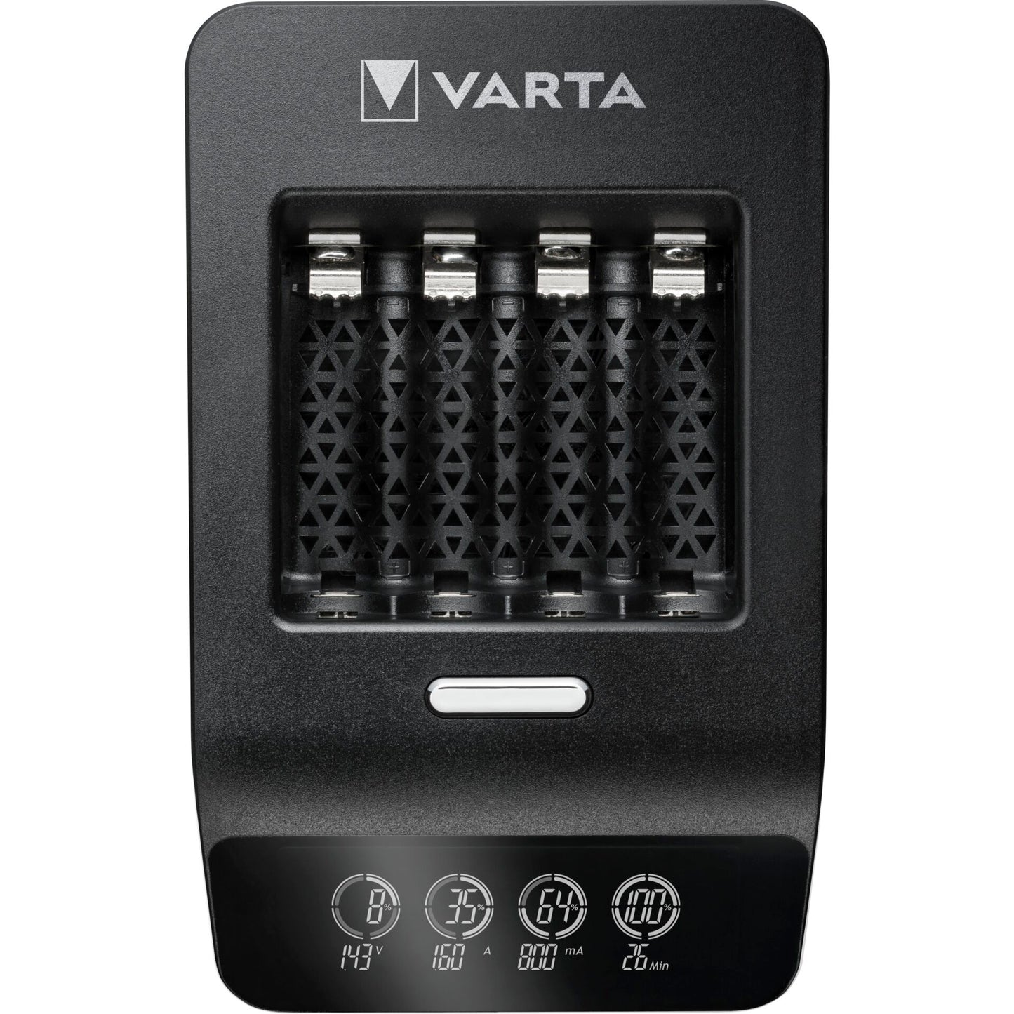 Varta LCD Ultra Fast Charger+ incl. 4 Batt. 2100 mAh AA + 12V