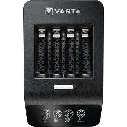 Varta LCD Ultra Fast Charger+ incl. 4 Batt. 2100 mAh AA + 12V