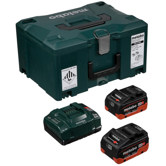 Metabo Basis-Set 2x 18V 8,0 Ah LiHD + ASC Ultra + Metaloc