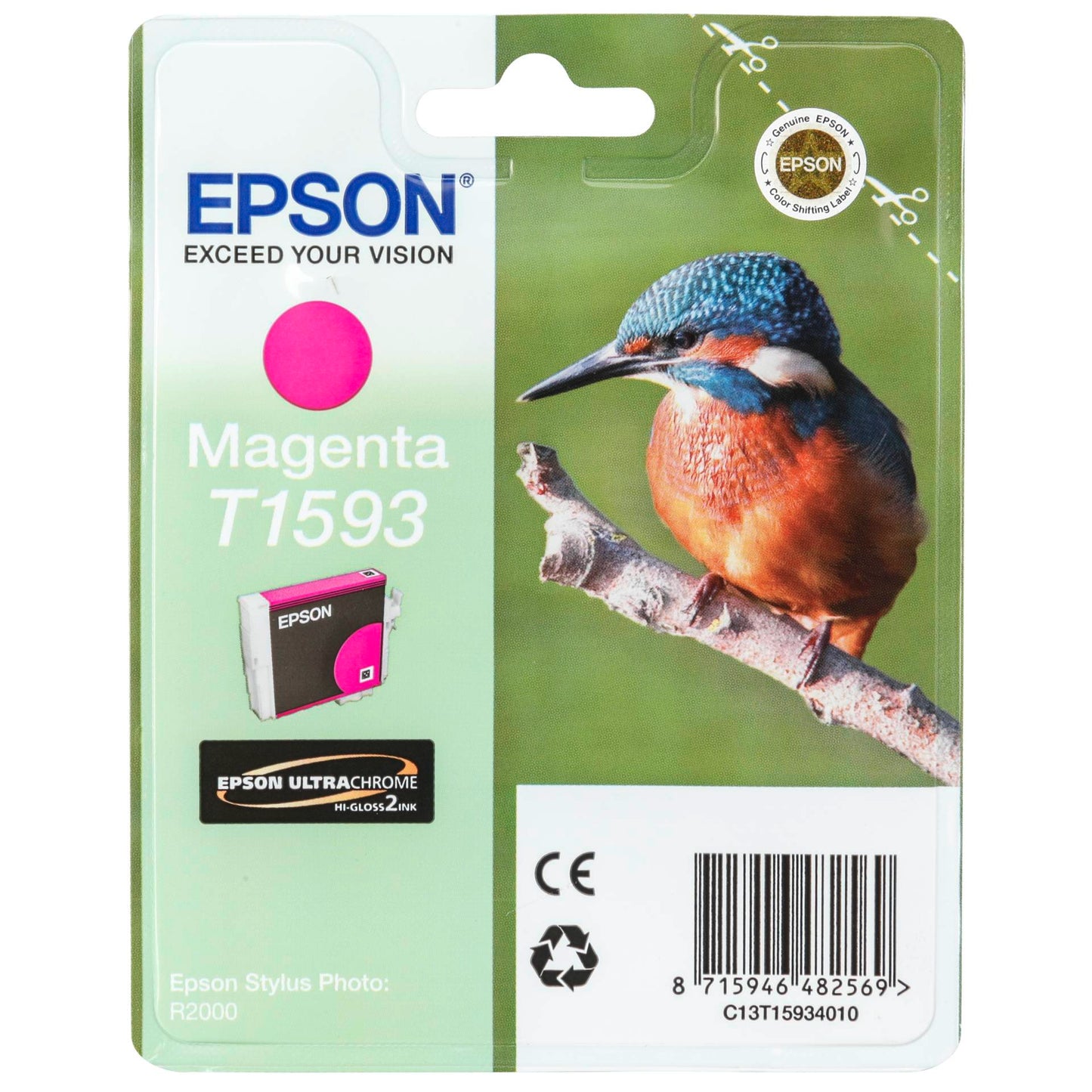 Epson ink cartridge magenta T 159                     T 1593