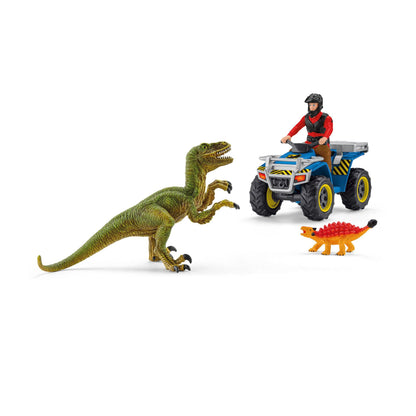 Schleich Dinosaurs         41466 Quad Escape from Velociraptor