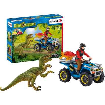 Schleich Dinosaurs         41466 Quad Escape from Velociraptor