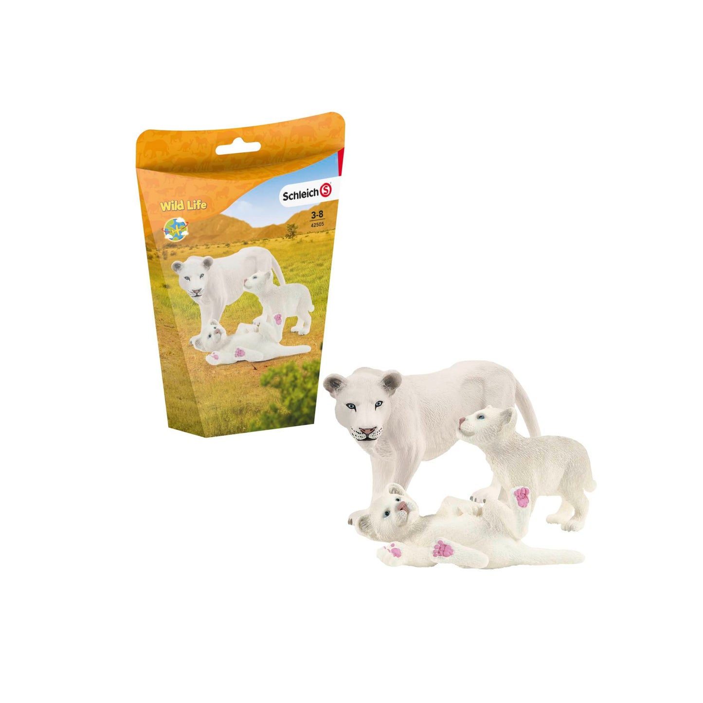 Schleich Wild Life         42505 Lion mother with Cubs