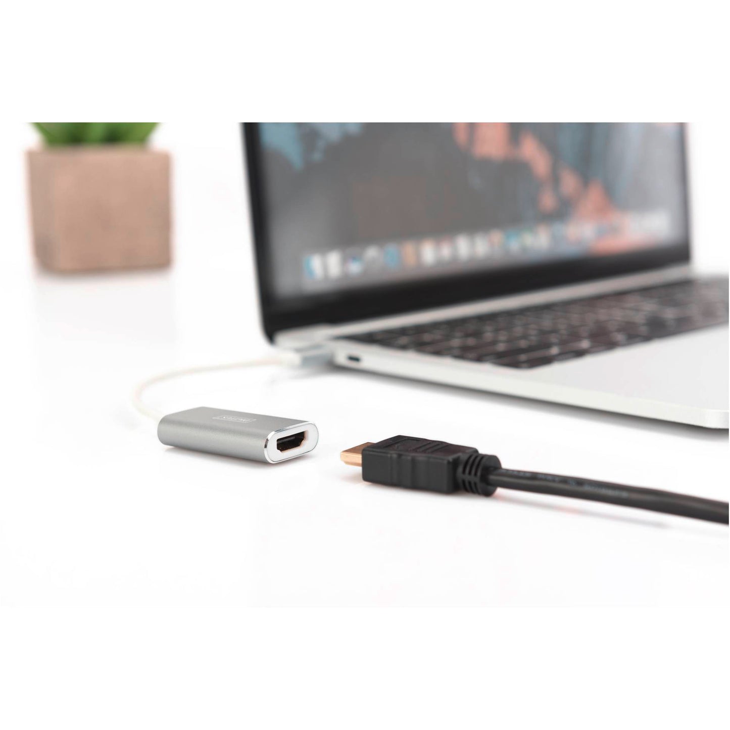 DIGITUS USB Type-C 4K HDMI 20cm Adapter graphic cable alu housin