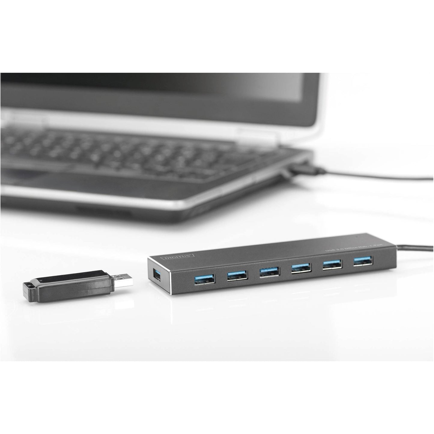 DIGITUS USB 3.0 Hub 7-Port incl. 5V/3,5A Pwr.Sup.DA-70241-1