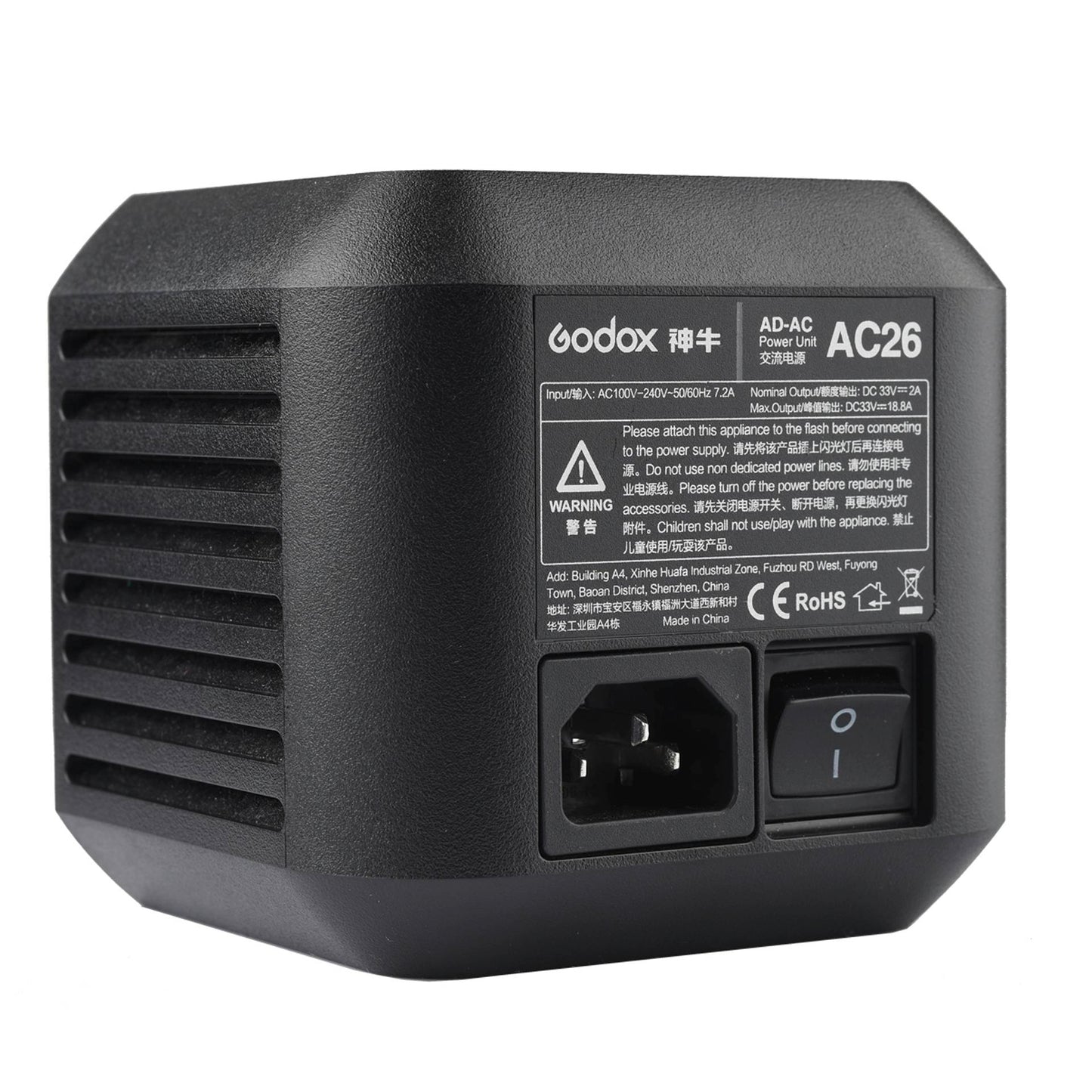 Godox AC26 AC Adapter for AD600 Pro