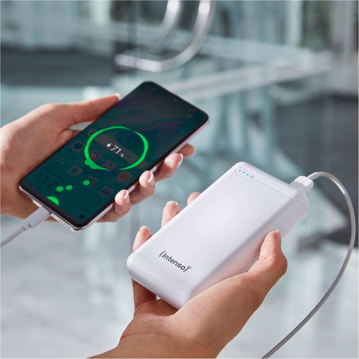 Intenso Powerbank XS20000 white 20000 mAh incl. USB-A to Type-C