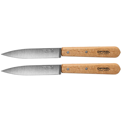 Opinel set of 2 paring knives N. 112 natural