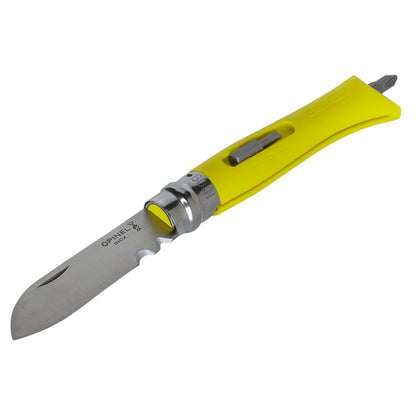 Opinel pocket knife No. 09 incl. Bitset yellow
