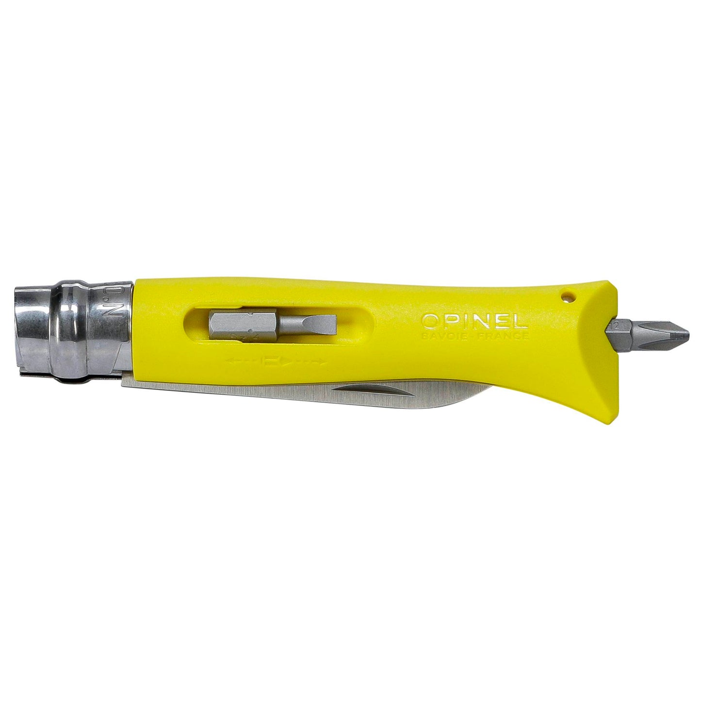 Opinel pocket knife No. 09 incl. Bitset yellow