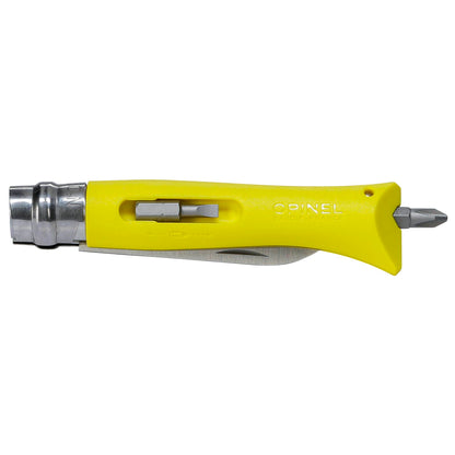 Opinel pocket knife No. 09 incl. Bitset yellow