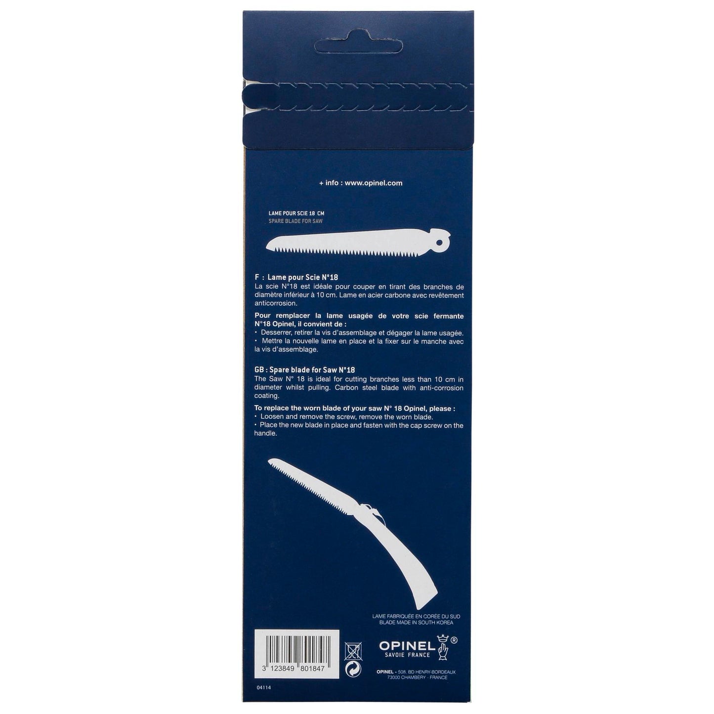 Opinel spare saw blade No. 18