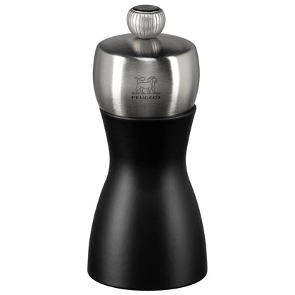 Peugeot FIDJI pepper mill beech wood matt black 12 cm