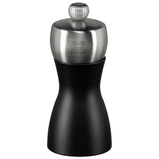 Peugeot FIDJI pepper mill beech wood matt black 12 cm