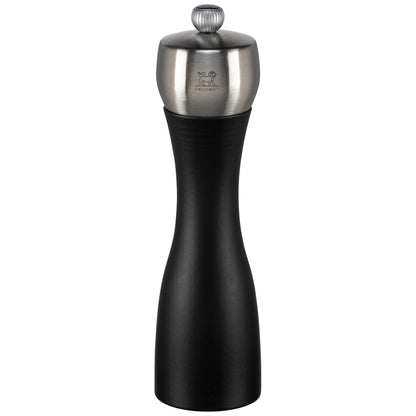 Peugeot FIDJI pepper mill beech wood matt black 20 cm