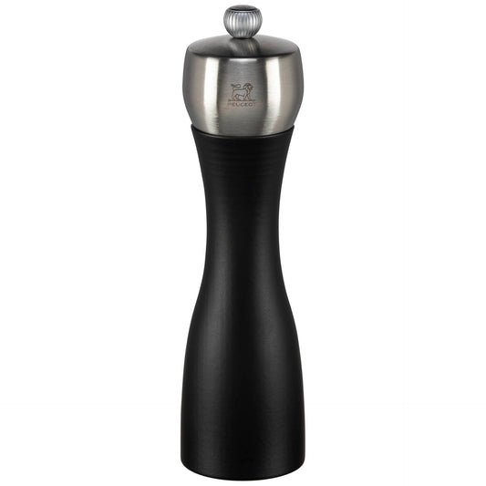 Peugeot FIDJI pepper mill beech wood matt black 20 cm
