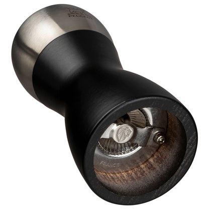 Peugeot FIDJI salt mill beech wood matt black 12 cm