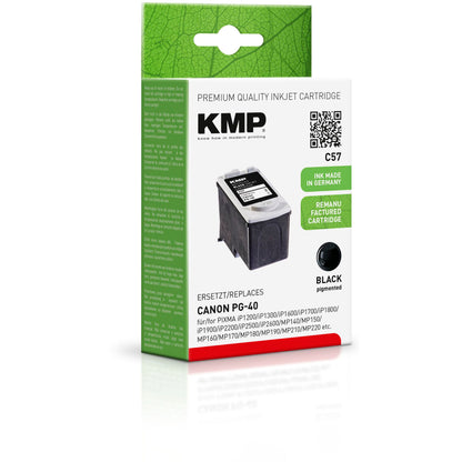KMP C57 ink cartridge black compatible with PG-40