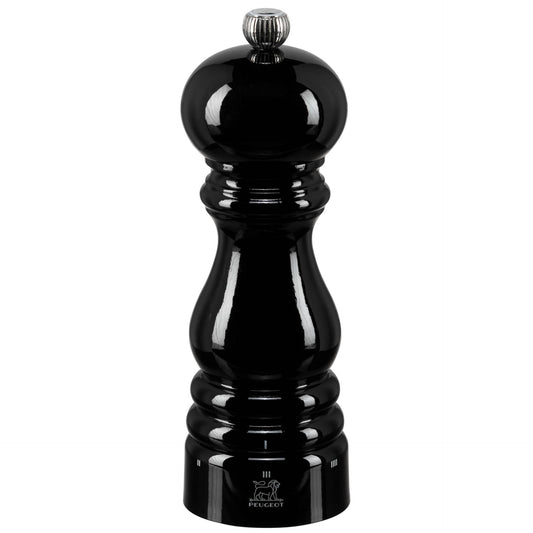 Peugeot PARIS salt mill beech wood black lacquered 18 cm