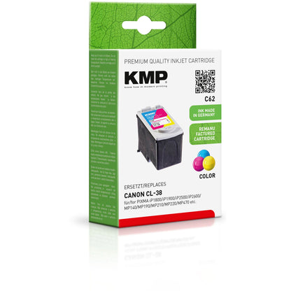 KMP C62 ink cartridge color compatible with Canon CL-38