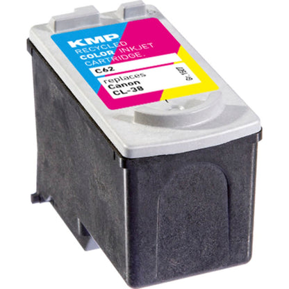 KMP C62 ink cartridge color compatible with Canon CL-38