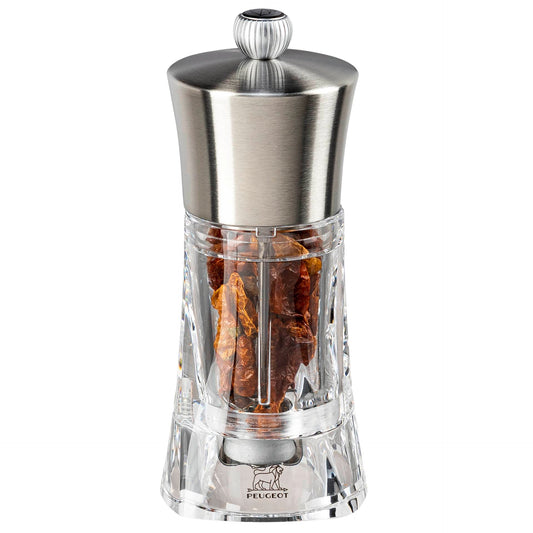 Peugeot OUESSANT Chili mill stl. steel/transparent 14cm