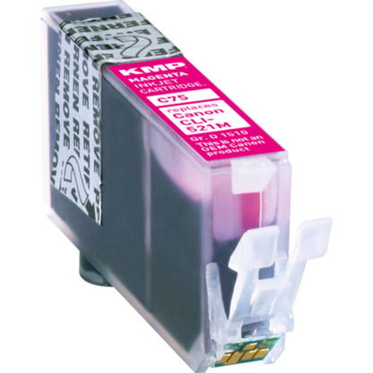 KMP C75 ink cartridge magenta compatible with Canon CLI-521 M