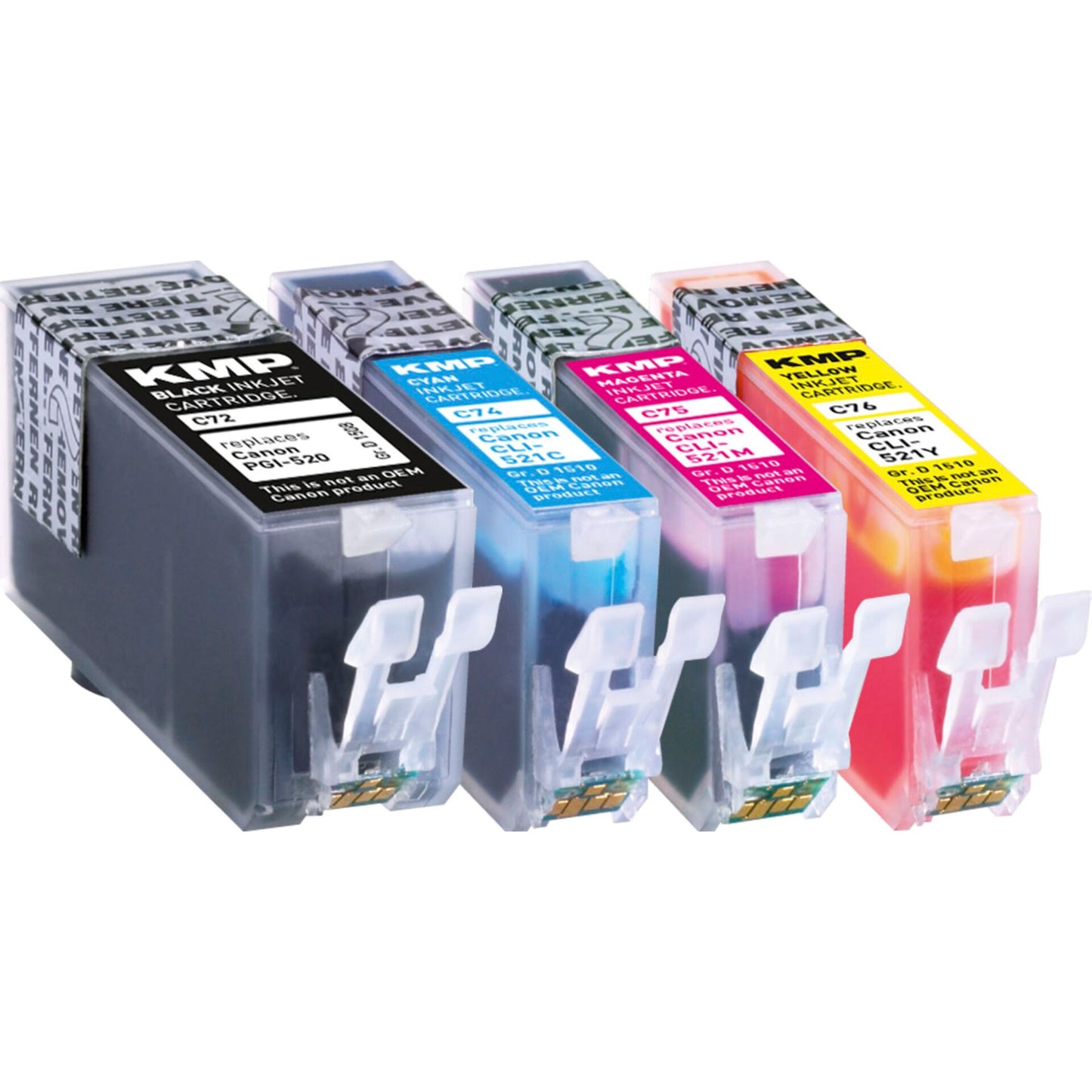 KMP C72V Promo Pack   BK/C/M/Y comp. with PGI-520 / CLI-521