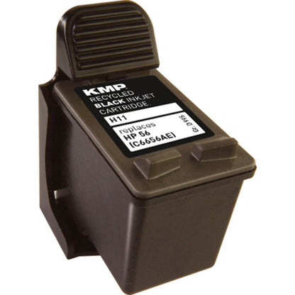 KMP H11 ink cartridge black compatible with HP C 6656 AE