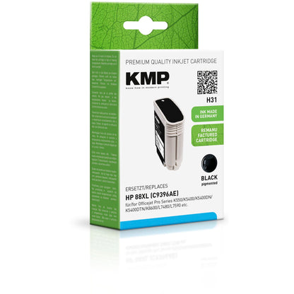 KMP H31 ink cartridge black comp. w. HP C 9396 AE No. 88 XL