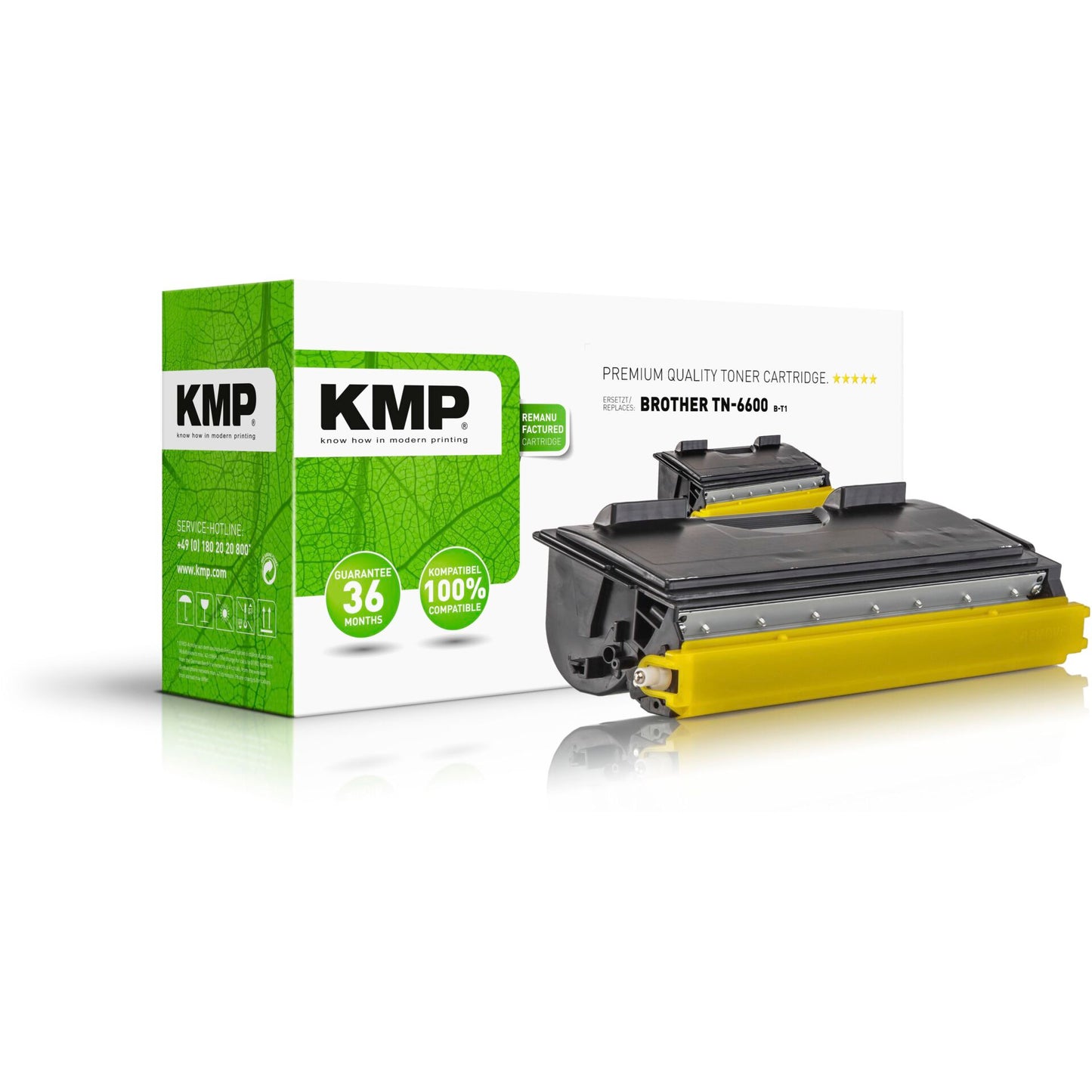 KMP B-T1 Toner black compatible with Brother TN-6600